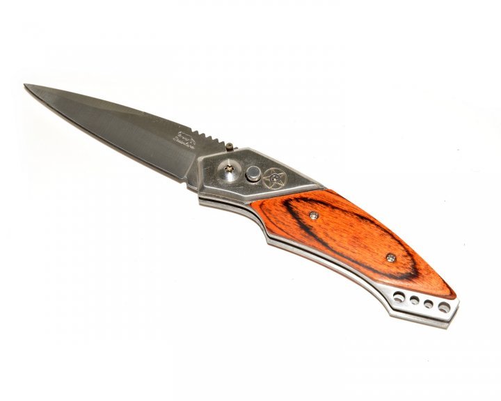 Produkt - Otevírací nůž se dřevěnou rukojetí